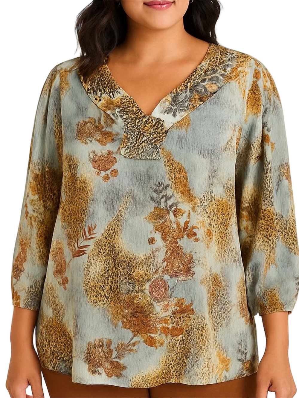 01. WOMENS CHICO’S 2/L DETAIL TOP